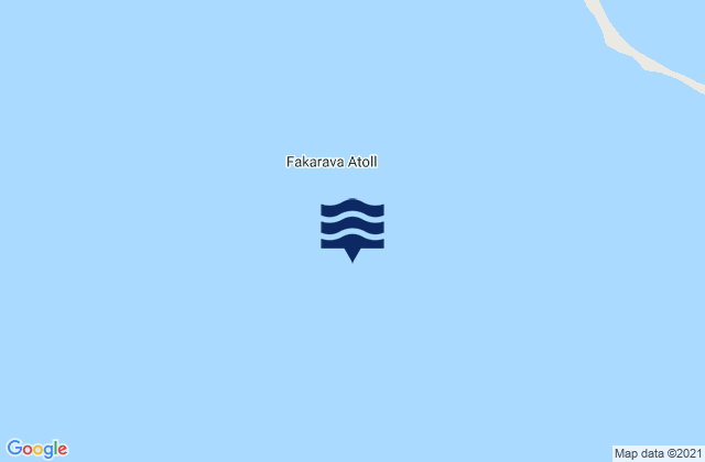 Carte des horaires des marées pour Fakarava, French Polynesia