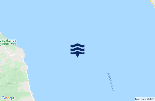 Carte des horaires des marées pour Firth of Thames, New Zealand