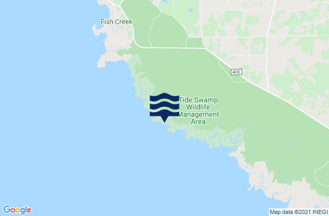Carte des horaires des marées pour Fishermans Rest, United States