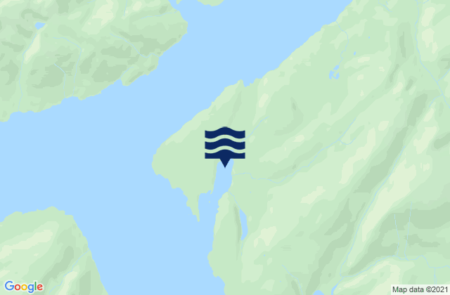 Carte des horaires des marées pour Fitzgibbon Cove, United States