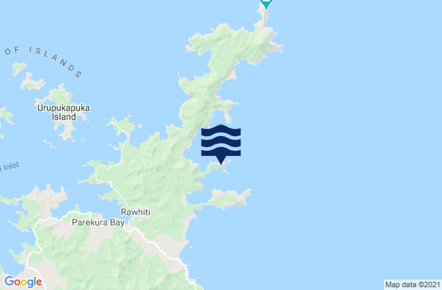 Carte des horaires des marées pour Flat Rock, New Zealand