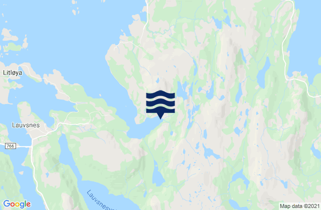 Carte des horaires des marées pour Flatanger, Norway
