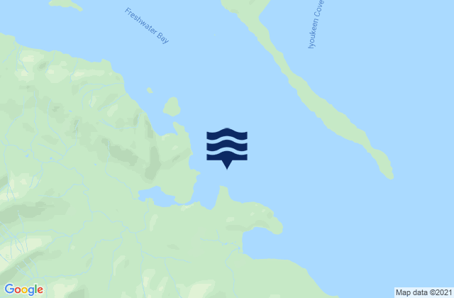 Carte des horaires des marées pour Freshwater Bay (Chichagof Island), United States