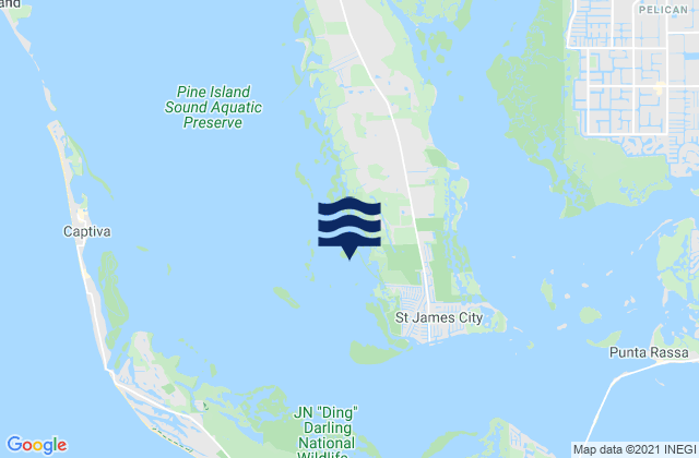 Carte des horaires des marées pour Galt Island (Pine Island Sound), United States