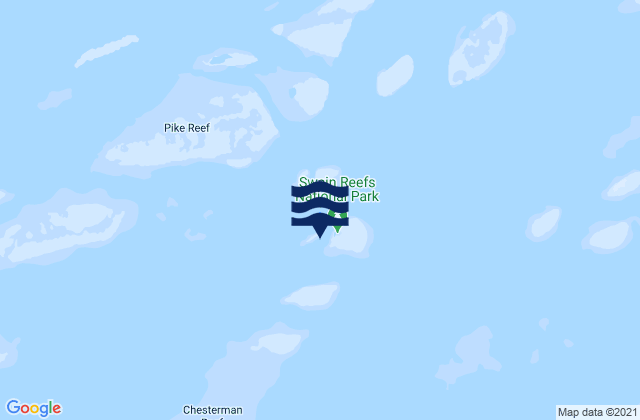 Carte des horaires des marées pour Gannet Cay, Australia