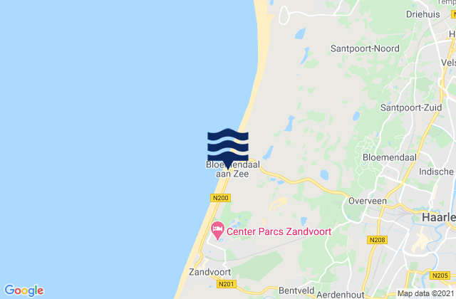 Carte des horaires des marées pour Gemeente Haarlemmermeer, Netherlands