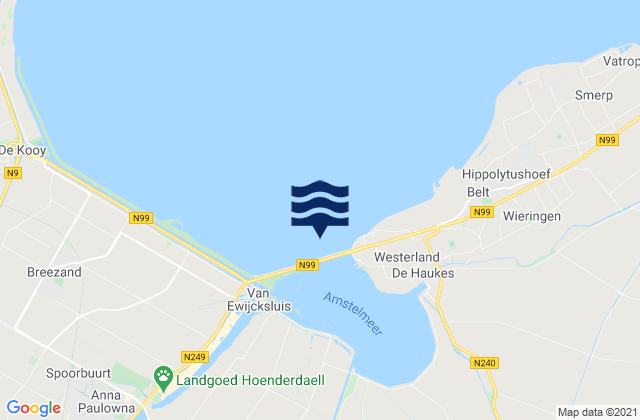 Carte des horaires des marées pour Gemeente Hollands Kroon, Netherlands