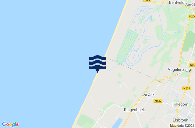 Carte des horaires des marées pour Gemeente Kaag en Braassem, Netherlands