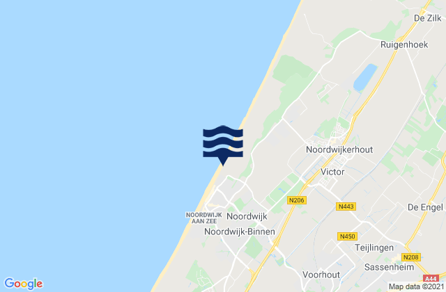 Carte des horaires des marées pour Gemeente Leiderdorp, Netherlands