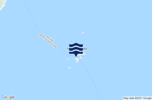 Carte des horaires des marées pour Gosport Harbor (Isles Of Shoals), United States