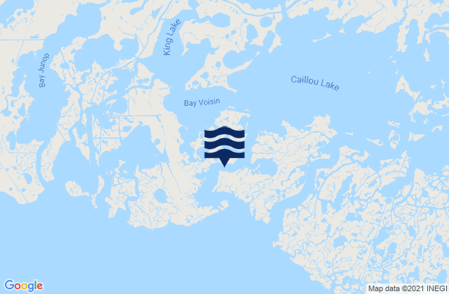 Carte des horaires des marées pour Grand Bayou du Large, United States