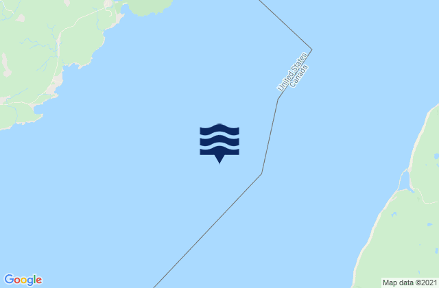 Carte des horaires des marées pour Grand Manan Channel (Bay of Fundy Entrance), Canada