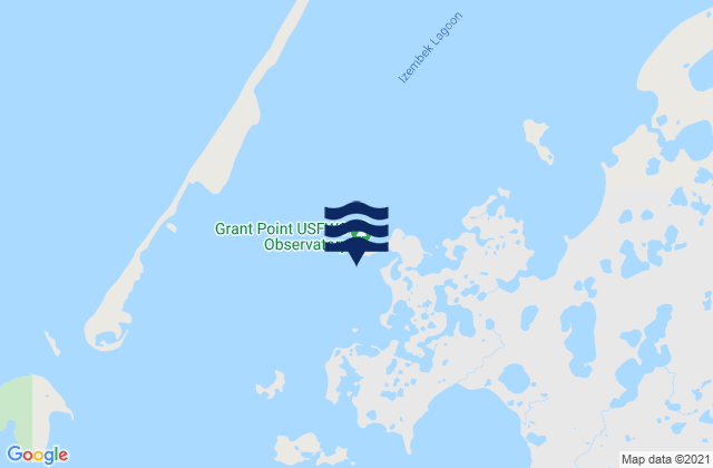 Carte des horaires des marées pour Grant Point Izembek Lagoon, United States