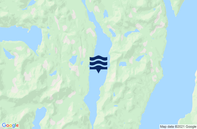Carte des horaires des marées pour Griffin Passage, Canada