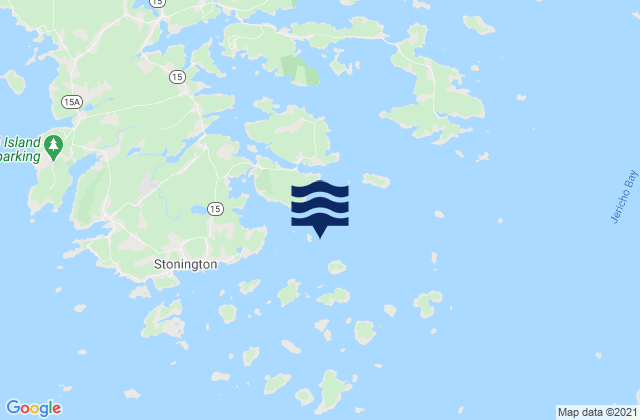 Carte des horaires des marées pour Grog Island E of Deer Island Thorofare, United States