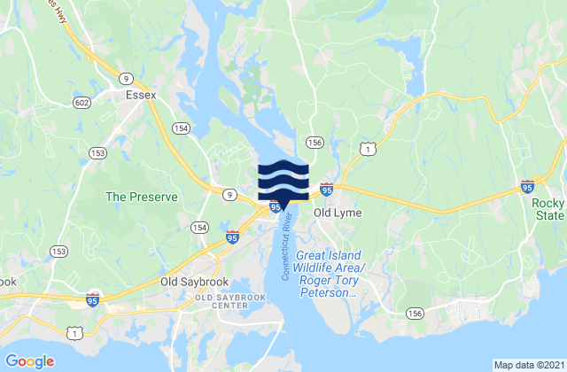 Carte des horaires des marées pour Hamburg Cove, United States