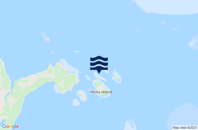 Carte des horaires des marées pour Harvey Island, Australia