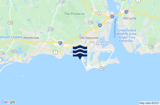 Carte des horaires des marées pour Harveys Beach, United States