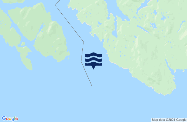 Carte des horaires des marées pour Haystack Island, Canada