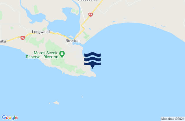 Carte des horaires des marées pour Hendersons Bay, New Zealand
