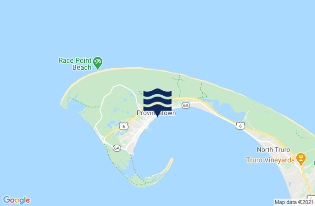 Carte des horaires des marées pour Herring Cove Cape Cod National Seashore Provincetown, United States