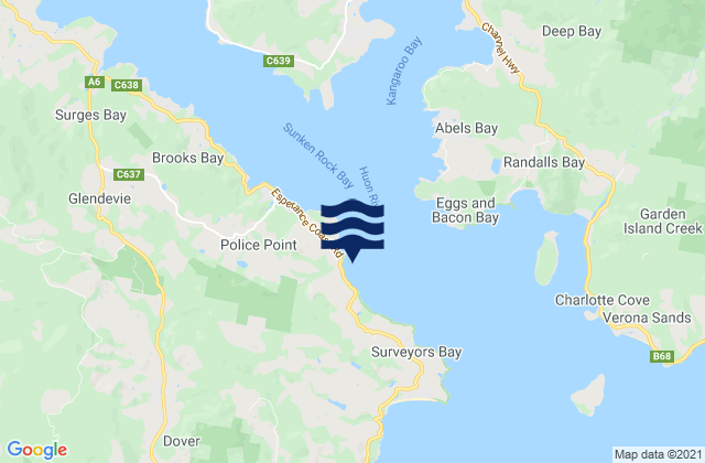 Carte des horaires des marées pour Hideaway Bay, Australia