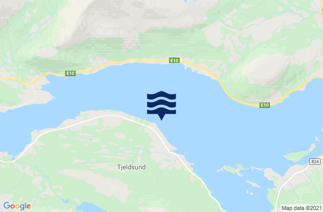 Carte des horaires des marées pour Hol, Norway