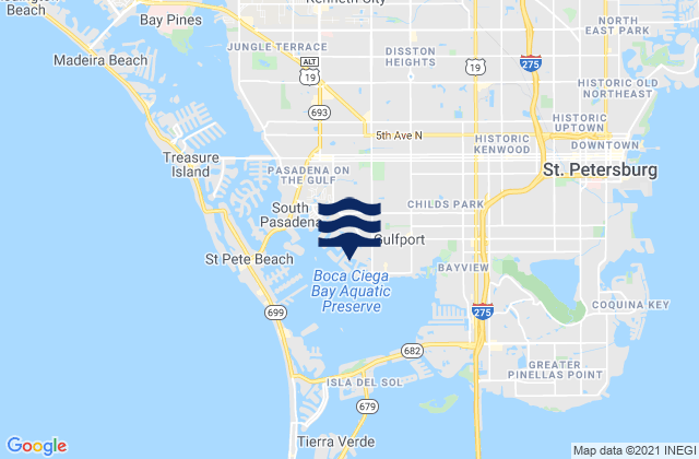 Carte des horaires des marées pour Horan Head, South Bay, United States