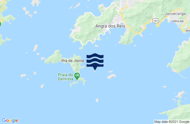 Carte des horaires des marées pour Ilhas de Sao Joao, Brazil