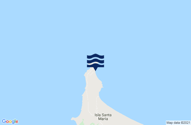 Carte des horaires des marées pour Isla Santa Maria, Chile