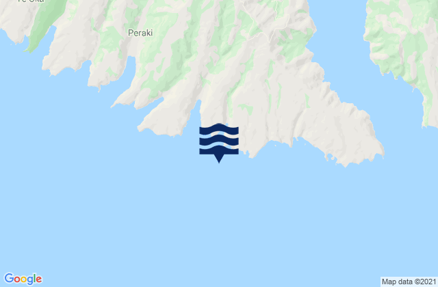 Carte des horaires des marées pour Island Bay, New Zealand
