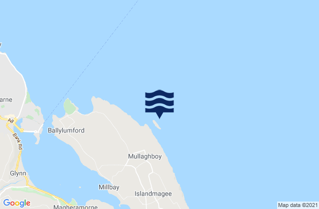 Carte des horaires des marées pour Isle of Muck, United Kingdom