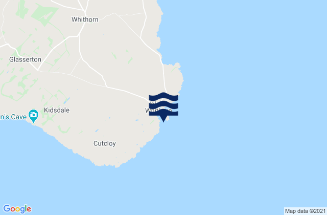 Carte des horaires des marées pour Isle of Whithorn, United Kingdom