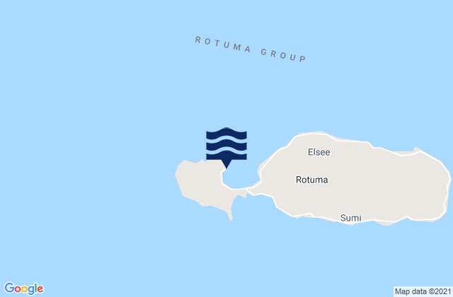 Carte des horaires des marées pour Itu'muta, Fiji