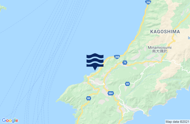 Carte des horaires des marées pour Izasiki, Japan