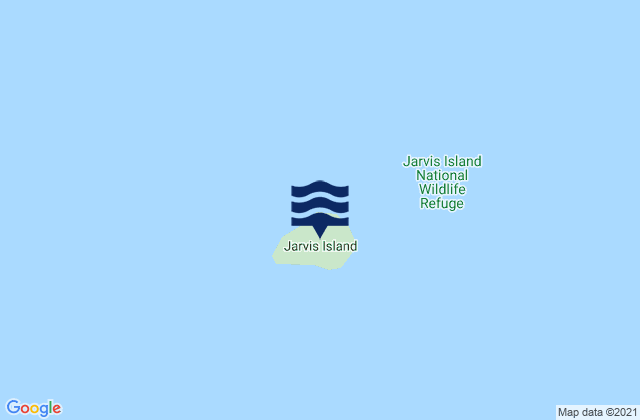 Carte des horaires des marées pour Jarvis Island, United States Minor Outlying Islands
