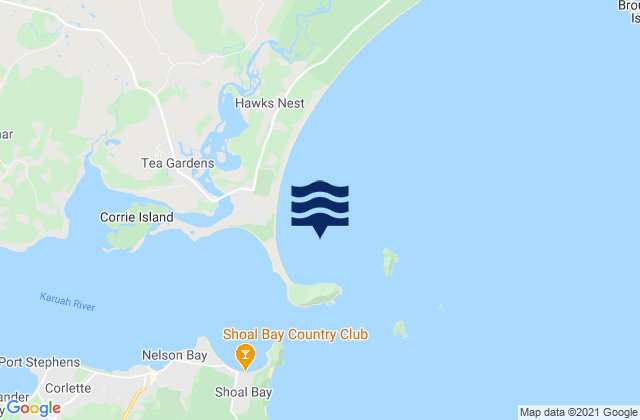 Carte des horaires des marées pour Jimmys Beach, Australia