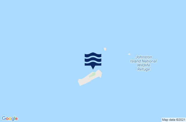 Carte des horaires des marées pour Johnston Atoll, United States