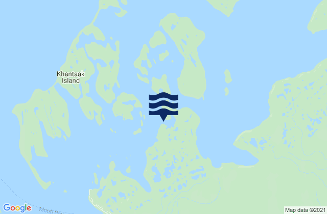 Carte des horaires des marées pour Johnstone Passage (Yakutat Bay), United States