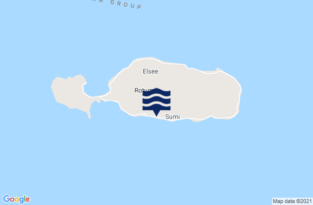 Carte des horaires des marées pour Juju, Fiji