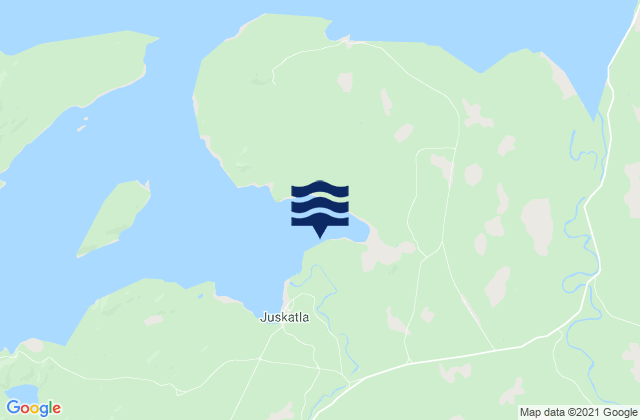 Carte des horaires des marées pour Juskatla, Canada
