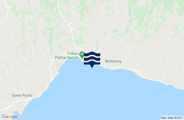 Carte des horaires des marées pour Kabupaten Bantaeng, Indonesia