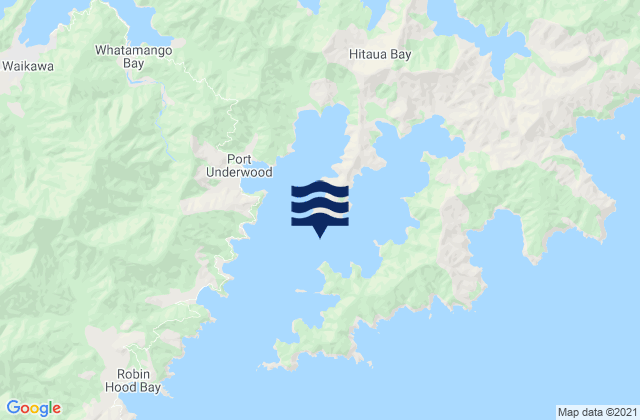 Carte des horaires des marées pour Kaikoura Bay, New Zealand