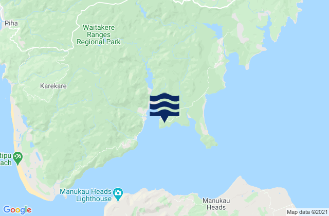Carte des horaires des marées pour Kaitarakihi Bay, New Zealand