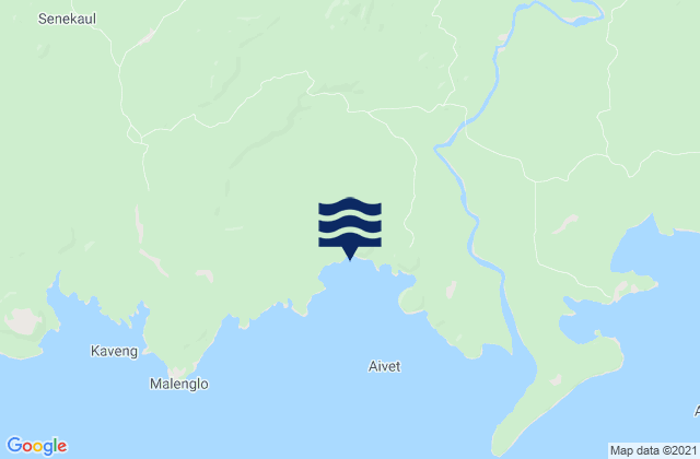 Carte des horaires des marées pour Kandrian Gloucester, Papua New Guinea