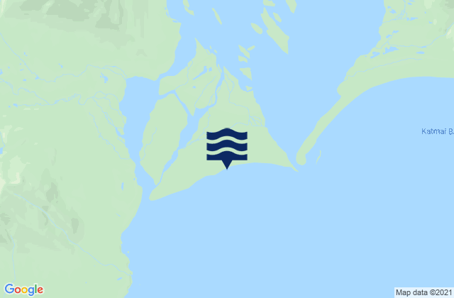 Carte des horaires des marées pour Katmai Bay (Shelikof Strait), United States