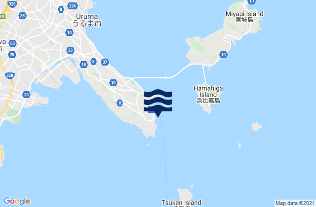 Carte des horaires des marées pour Katsurenhesikiya, Japan