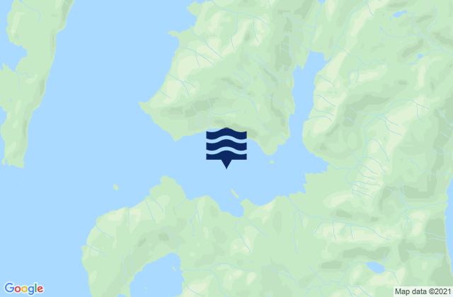 Carte des horaires des marées pour Keete Inlet, United States