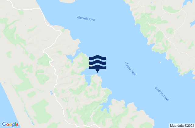 Carte des horaires des marées pour Kellys Bay, New Zealand