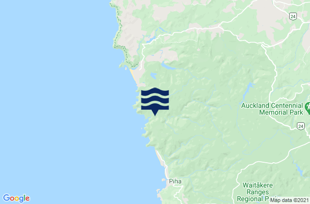 Carte des horaires des marées pour Keyhole Rock, New Zealand